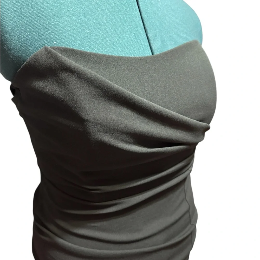Windsor green Strapless stretchy Bodycon Dress - Picture 2 of 4
